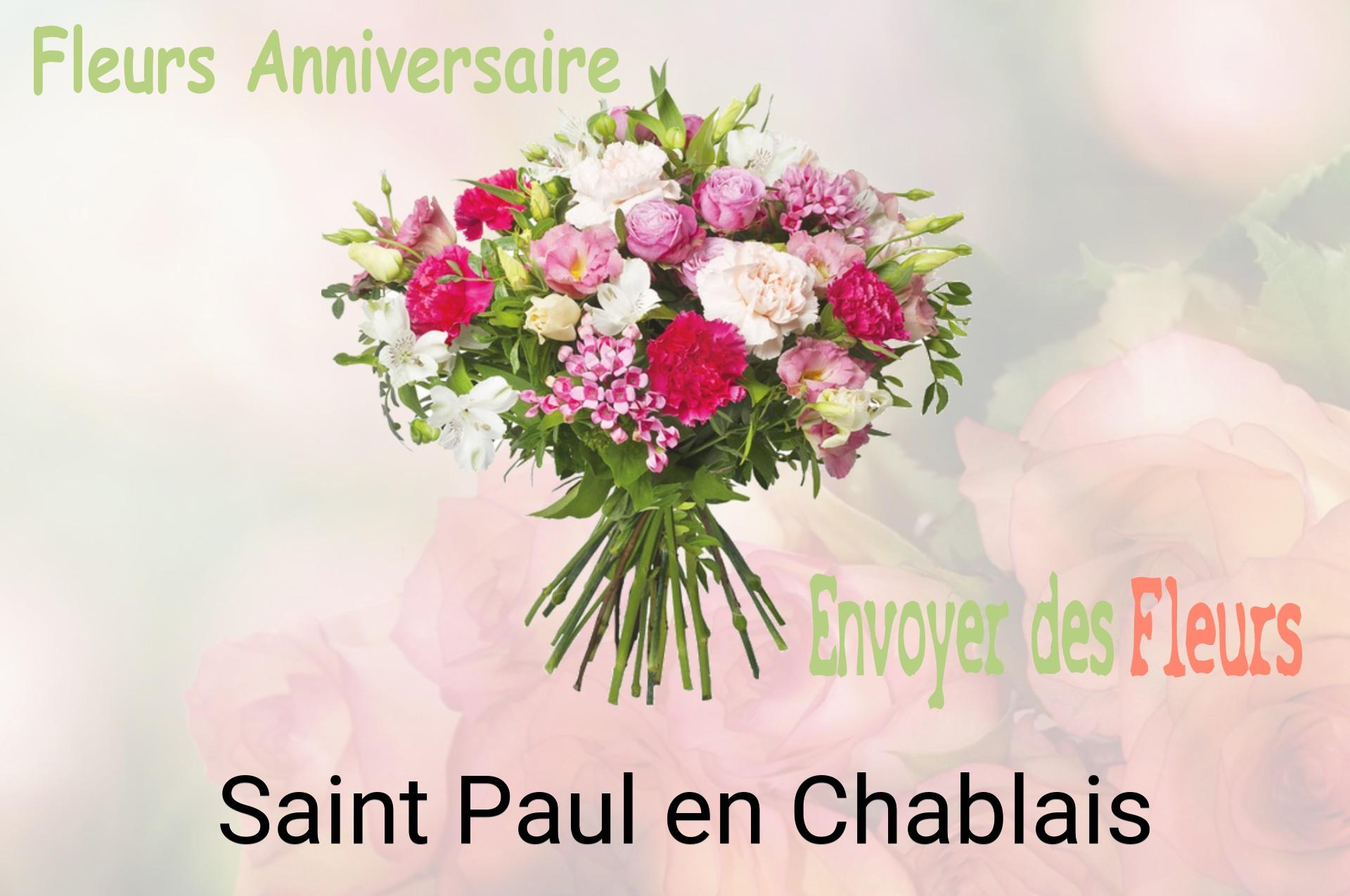 Bouquet de fleurs d’anniversaire livré à Saint-Paul-en-Chablais